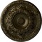 Ekena Millwork Granada Ceiling Medallion (Fits Canopies up to 7 1/8"), Hand-Painted Green Gold, 19"OD x 1 1/2"P CM19GAGGS - alternate 1